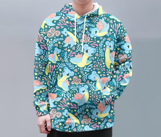 Discover Lapras Hoodie Shirt Water Type Unisex Hoodie Lapras Shirt