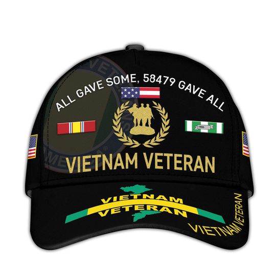 Discover Vietnam Veteran Hats For Men All Gave Some Veterans Cap Proud US
