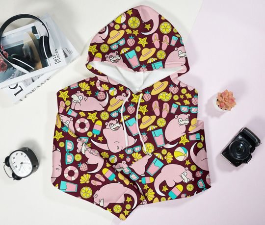 Slowpoke Hoodie Unisex Hoodie Shirt Aloha Kawaii Hoodie Slowpoke Shirt
