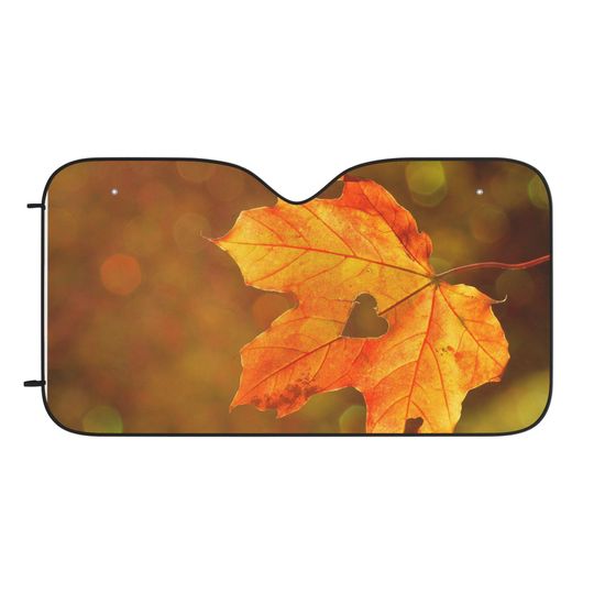 Discover Stylish Car Sun Shades with Autumn Leaf Design, Vehicle Accessories, UV Protection, Car Decor, Perfect for Fall