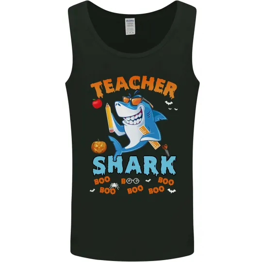 Discover Teacher Shark Funny Teaching Men's Tank Top