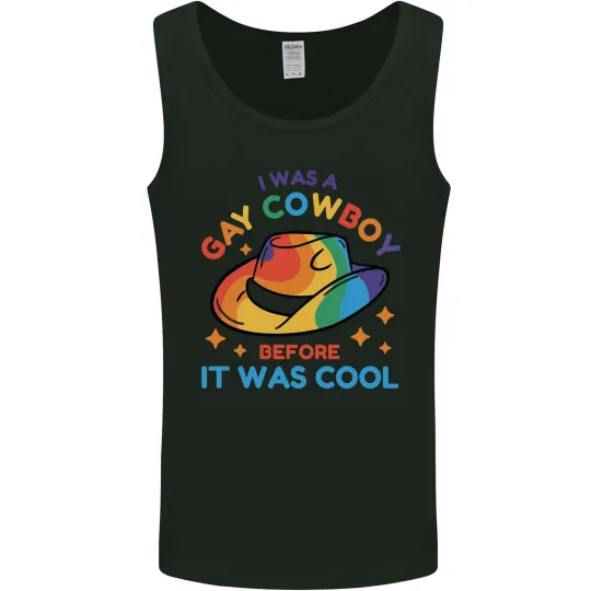LGBT Gay Pride Cowboy Awareness Day Men's Tank Top