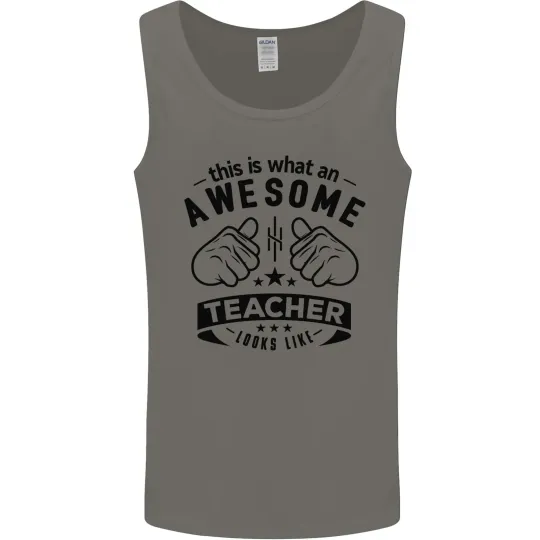 Discover Funny Teacher Tank Top for Men