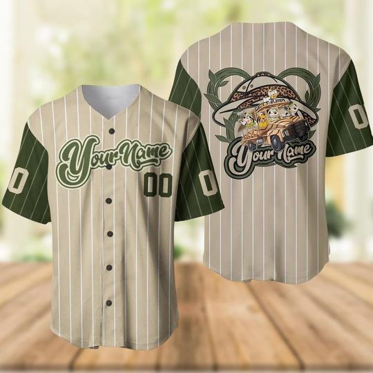 Discover Custom Disney Mickey And Friends Animal Kingdom Baseball Jersey, Hakuna Matata Jersey, Safari Shirt, Magic Kingdom, Family Trip Shirt