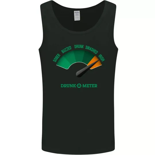 Discover St Patricks Day Drunkometer Beer Mens Tank Top