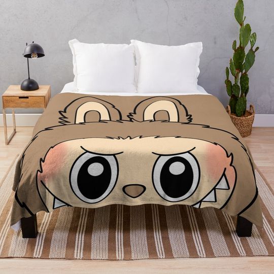 Labubu series 1 toffee peeker Throw Blanket, Gift for Kids, Cute Gift