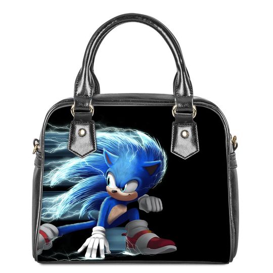 Cartoon Movie Sonic Women's Shoulder Bag Cartoon Movie Sonic Women's Shoulder Bag