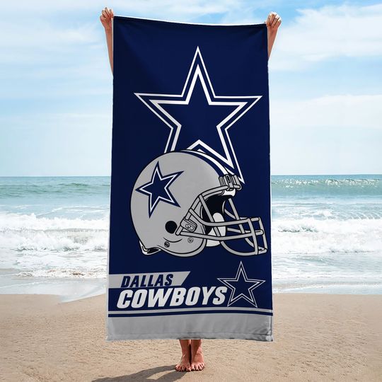 Licensed Dallas Cowboys football Luxurious  Beach Towel - NWT