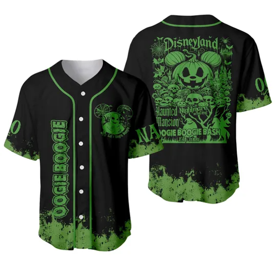 Discover Oogie Boogie Personalized Baseball Jersey, Halloween Jersey Shirt