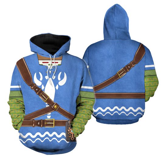 Wind Waker Hero Clothes Cosplay Costume Hoodie, Legend of Zelda Sweatshirt, Tears Of The Kingdom, Zelda Totk Shirt, Zelda Sweatpants