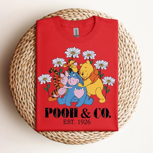Discover Pooh And Co Est 1926 Shirt, Vintage Disney Winnie The Pooh Shirt, Retro Pooh Bear Tee, Pooh And Friends Shirt, Disneyland Trip