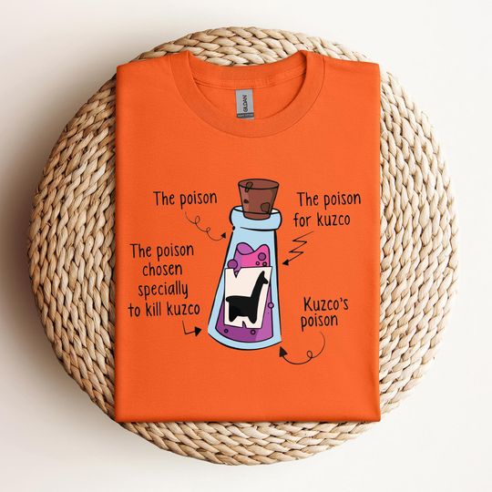 Discover Kuzco's Poison Yzma's Extract of Llama Shirt, Disney Emperor's New Groove Villains Tee, WDW Magic Kingdom Family Vacation Holiday Gift