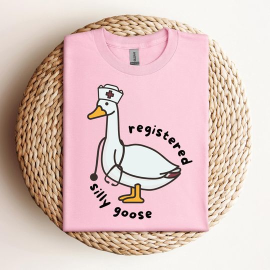 Discover Registered Silly Goose Sweatshirt, RN Shirt, Nurse Gift, Nurse Shirt, Funny Shirt, Funny Goose Shirt,Funny Gift, Gag Gift, Nurse Day, Nurse
