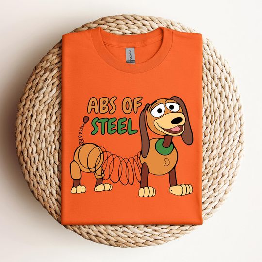 ABS Of Steel Slinky Dog Shirt, Toy Story Funny Shirt, Great Disney Gift Ideas Men Women, Toy Story Slinky Dog Shirt