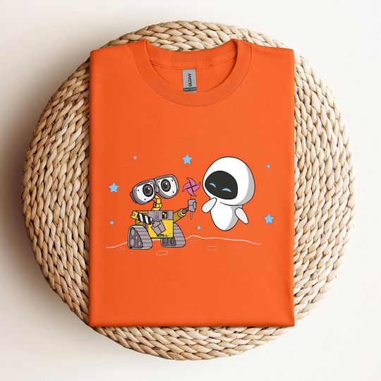 Discover Wall-E and Eve Shirt, Disney Pixar Love Shirt, Wall-E and Eve Couples Tee, Disneyland Trip Sweatshirt, Wall-E Eve Shirt