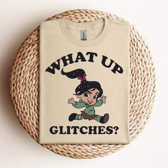 Discover What Up Glitches Shirt, Vanellope T-Shirts, Disney Shirts, Disneyland T-Shirts, Disney Sweatshirt, Funny Sweatshirts, Disney Women's Shirt