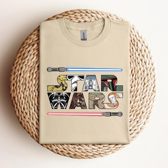 Disney Star Wars T-Shirt, Darth Vader Shirt, Galaxy's Edge Shirt, Retro Star Wars Shirt