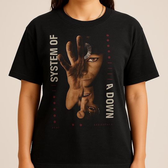 Discover SYSTEM OF DOWN T Shirt  Fan Made Band Tee  Rock Music Vintage Shirt  Edgy Dark Art Graphic Tee