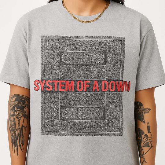 Vintage SYSTEM OF DOWN Tee: Nu Metal Band Graphic Concert T-Shirt