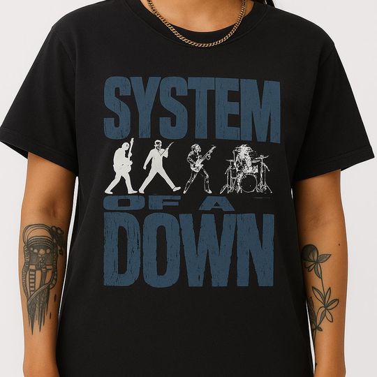 SYSTEM OF DOWN T-Shirt: SOAD Rock Metal Graphic Tee