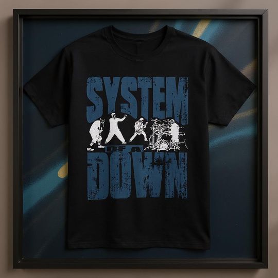 SYSTEM OF DOWN T-Shirt:Toxicity,  Mezmerize Hypnotize Metal Music Tee