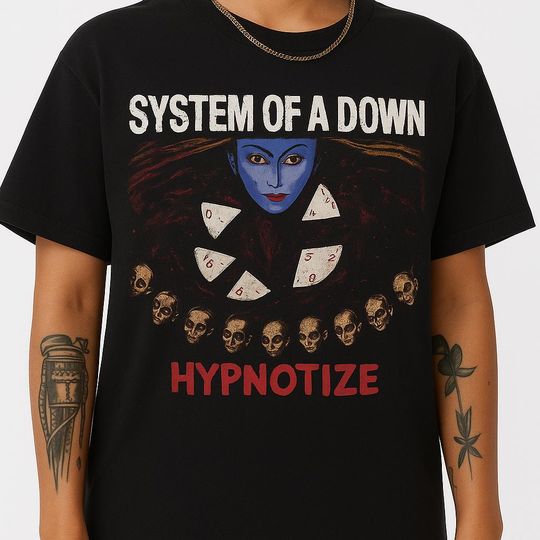 SYSTEM OF DOWN Hypnotize Shirt  Fanmade Album Cover Tee