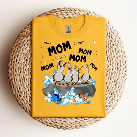 Disney Seagulls Mom Shirt, Disney Finding Nemo Seagulls Mine, Mother's Day Disney Mom Shirt, Disneyland Family Party Gift