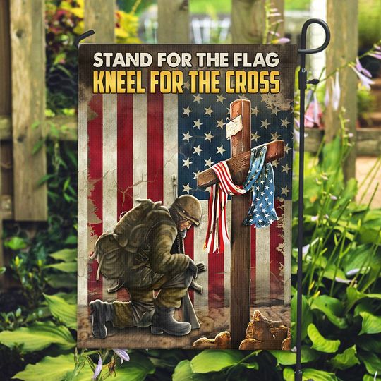 Discover Military Garden Flags, Proud Veteran Garden Flag, Patriotic Memorial Day Flag