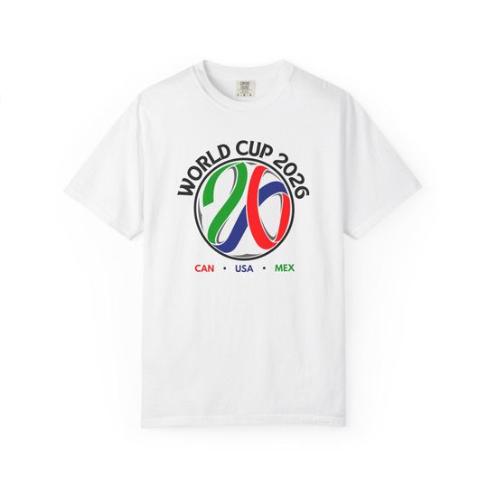 World Cup 2026 T-Shirt: USA Canada Mexico Soccer Fan Apparel