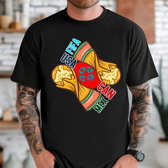Discover Vintage FIFA World Cup 2026 Tee: USA Canada Mexico Soccer Shirt