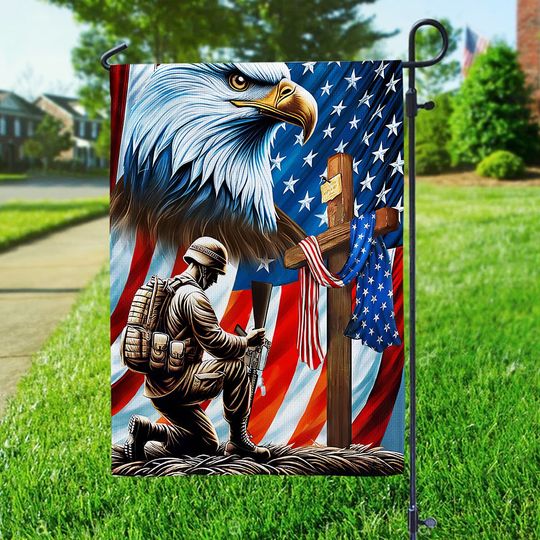 Discover Garden Flag Outdoor Decoration Military Gift Idea For Veterans Memorial