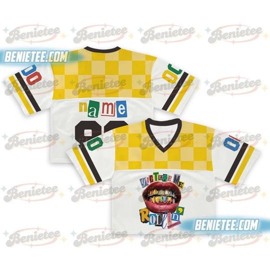 Discover Streetwear Football Jersey Crop top, Premium Graphic Tshirt, DopeSkill Shirt To Match Jersey, Hip Hop Shirt