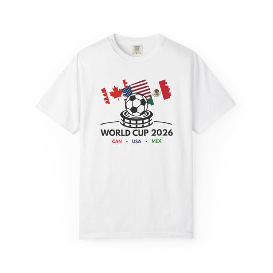 Discover World Cup 2026 T-Shirt: USA Canada Mexico Soccer Fan Tee