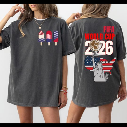 Discover World Cup 2026 USA Fan T-Shirt: Comfort Colors Soccer Tee