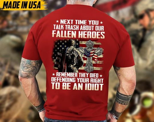 Discover Military Veteran T-Shirt Veteran Dad Shirt Patriotic Tshirt Military T-shirt Fallen