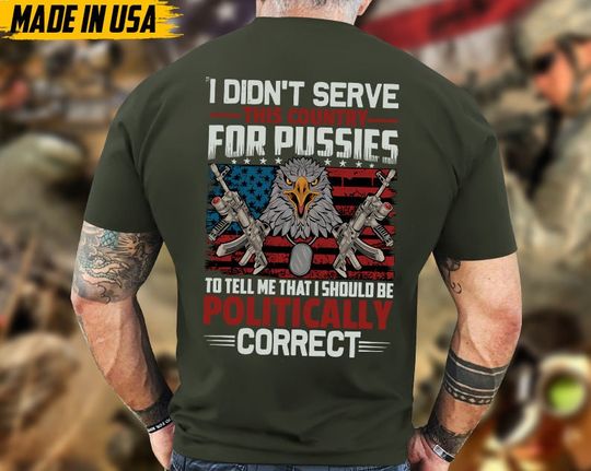 Shirt For Veteran Patriotic Fathers Day Gift Military Veteran T-Shirt