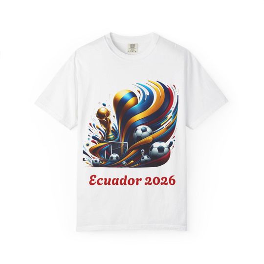 Discover Ecuador 2026 Soccer Shirt World Cup Shirt, Football Tee Gift for Fans, Ecuador Supporter Shirt