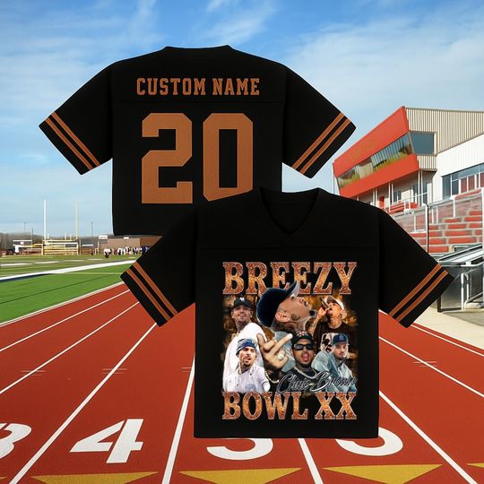 Discover Chris Brown Crop top Jersey, Personalized Breezy Bowl Crop top Jersey, Chris Brown Fans, Summer 2025 Breezy Bowl XX, Breezy XX Tour