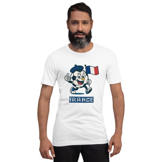 Discover France Football Fan T-Shirt: Les Bleus Mascot, World Cup 2026
