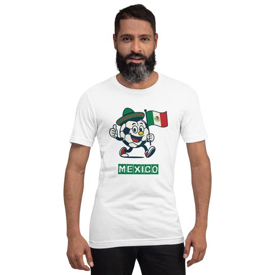 Mexico Football T-Shirt: Sombrero Mascot, FIFA World Cup 2026