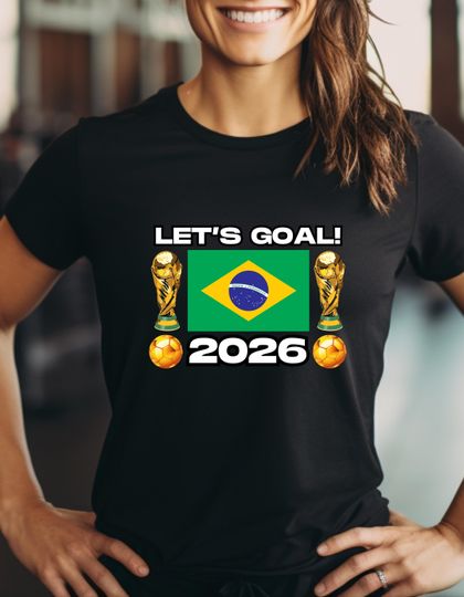 Discover World Cup 2026 Soccer Fan Unisex Softstyle T-Shirt | Lets Goal! | Country Pride - Choose your own country!