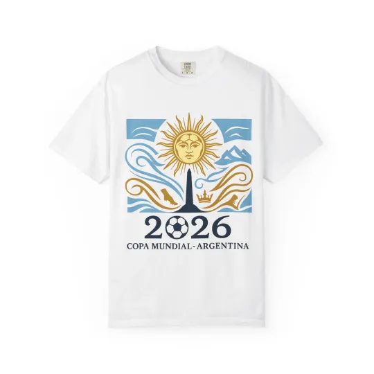 Discover Unisex World Cup 2026 T-Shirt, Casual Wear, Soccer Fans Gift, Summer