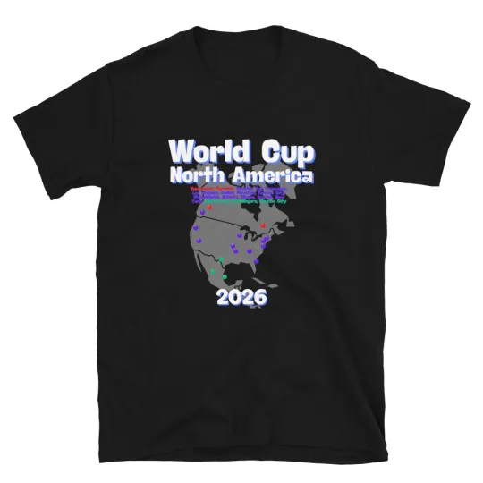 Discover World Cup 2026 Soccer Unisex T-shirt USA Copa Del Mundo Mexico Canada 2026