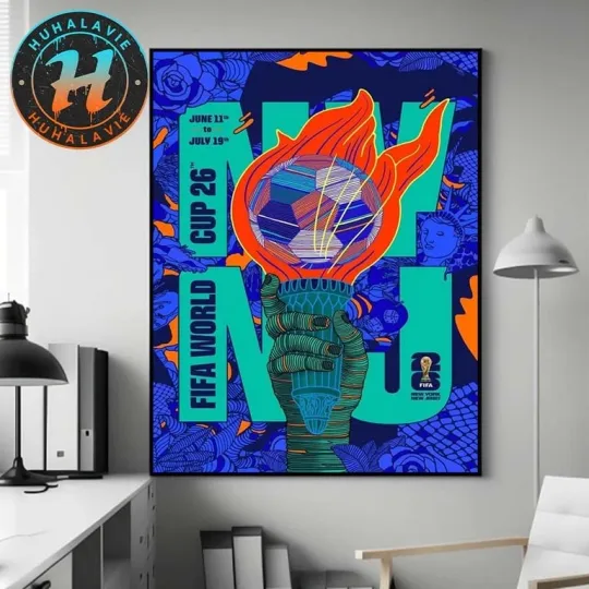 Discover FIFA World Cup 2026 New York New Jersey Poster Art By Rodrigo Perez On June 11th