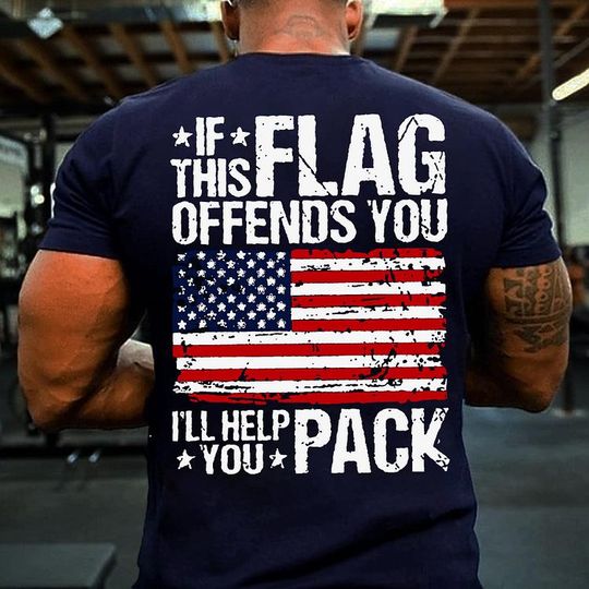 If This Flag Offends You Veterans Day Shirt Military Shirt Patriotic Tshirt