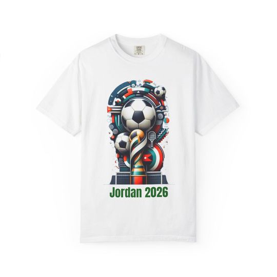 Discover Jordan 2026 Soccer Champion Unisex T-Shirt, Sports Tee, Gift for Fans, Casual Wear