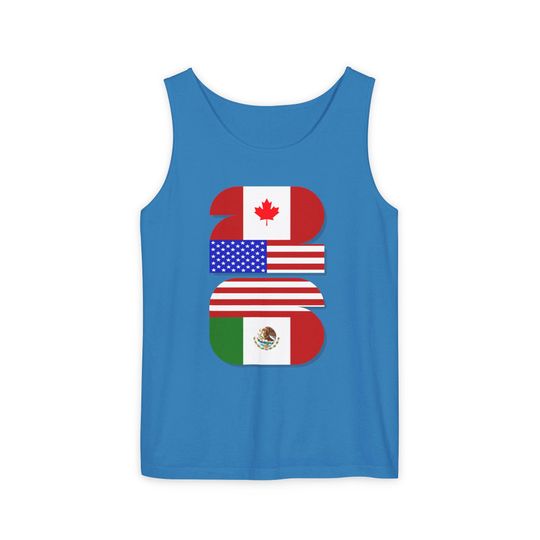 World Cup 2026 Tank Top: USA Canada Mexico Pride