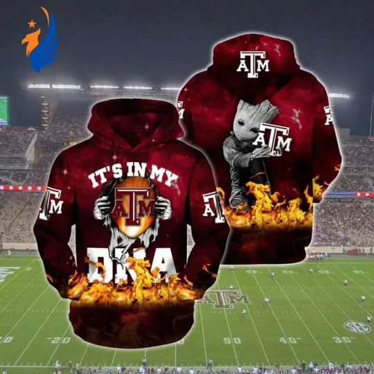 Discover Texas Team Aggiess Baby Groott 3D Hoodie