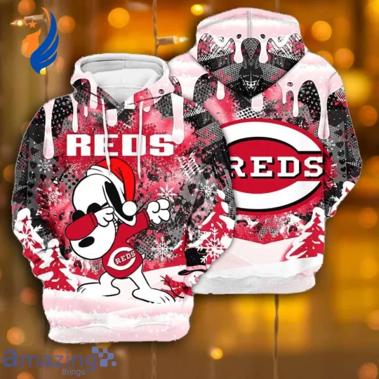 Discover Cincinnati Team Redss Snoopyy Dabbing 3D Hoodie