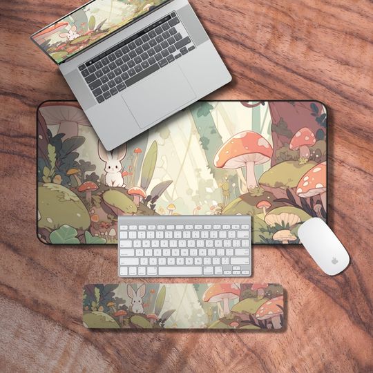 Discover Lofi Desk Mat, Cozy Gamer Aesthetic Mouse Pad